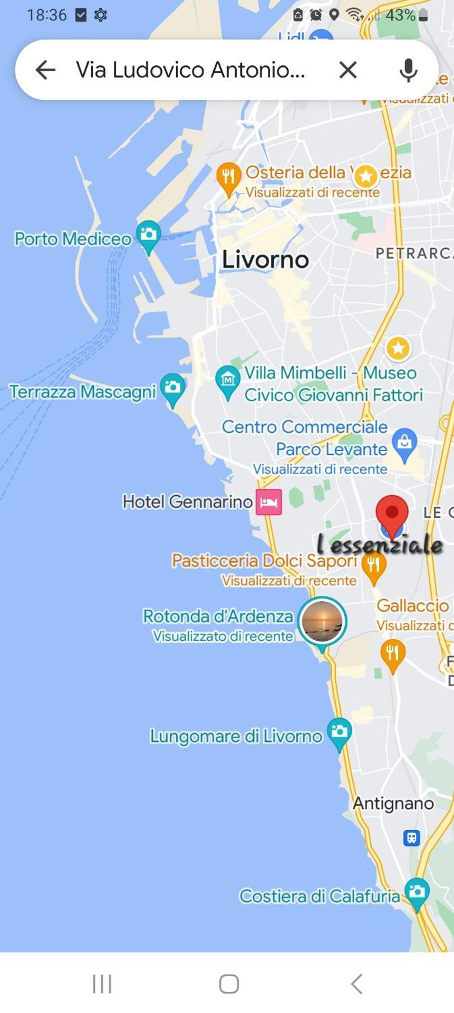 L' Essenziale Apartamento Livorno Exterior foto